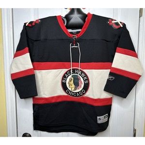 Reebok NHL Chicago Blackhawks youth kids Hockey jerseys L/XL